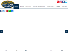 Tablet Screenshot of fleetwalkshoppingtorquay.co.uk